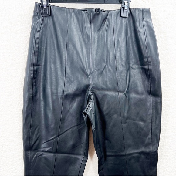 Blank NYC Vegan Leather Hi Rise Pull On Legging Maleficient Pant Black Size M - Picture 3 of 10
